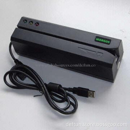 Hico MSR605 Swipe Magnetic Card Reader and Writer, Sized 8.2 x 2.5 x 2.5 inches